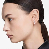 Galaxy ear cuffs, Lab-grown diamonds 1.25 ct tw, Mixed shapes, 14K white gold by SWAROVSKI