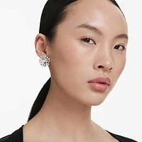 Galaxy stud earrings, Lab-grown diamonds 5.5 ct tw, Mixed shapes, 14K white gold by SWAROVSKI