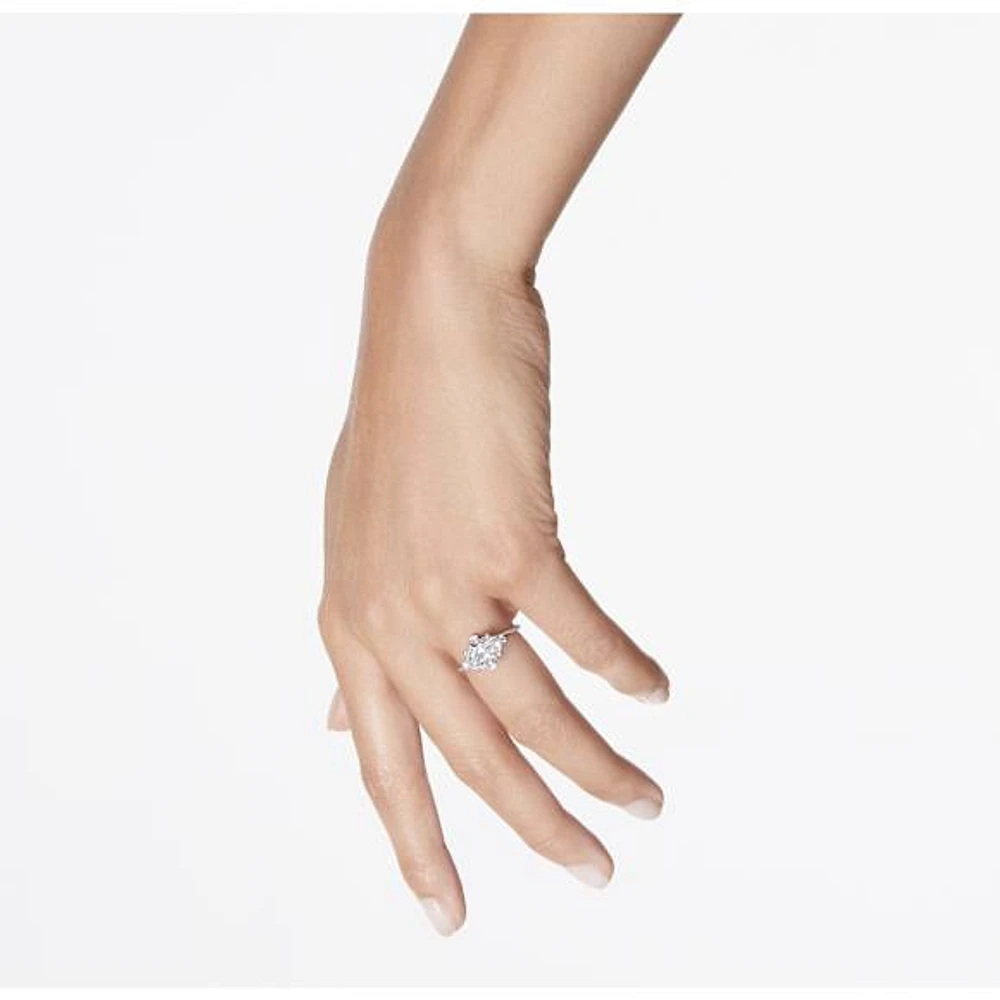 Galaxy ring, Lab-grown diamonds 2.1 ct tw, Mixed shapes, 14K white gold by SWAROVSKI