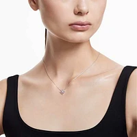 Galaxy pendant, Lab-grown diamonds 0.5 ct tw, Round shape, 14K white gold by SWAROVSKI
