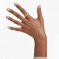 Matrix Vittore ring, Pear cut, White