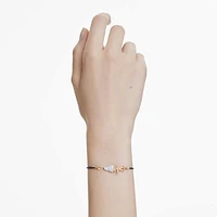 Good Luck Trolls bracelet, Troll, White, Gold-tone plated by SWAROVSKI