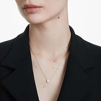 Eternity solitaire pendant, Lab-grown diamonds 1 ct tw, Round shape