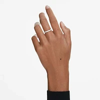 Eternity band ring, Lab-grown diamonds 0.75 ct tw, Round shape, 14K white gold by SWAROVSKI