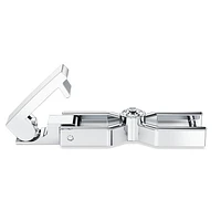 Emily extender, Round cut, White, Rhodium plated by SWAROVSKI