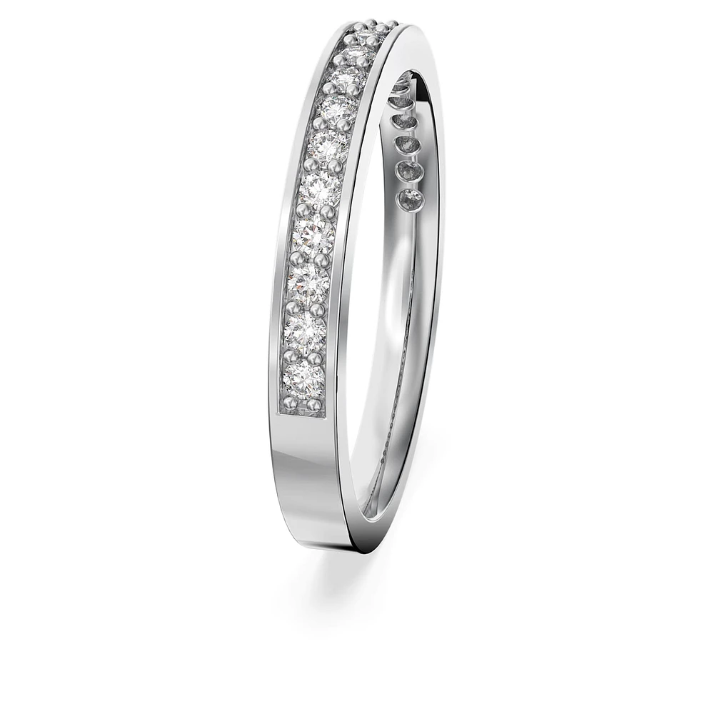Rare ring, White, Rhodium plated by SWAROVSKI
