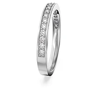 Rare ring, White, Rhodium plated by SWAROVSKI
