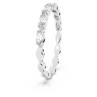 Vittore ring, Marquise cut, White, Rhodium plated by SWAROVSKI