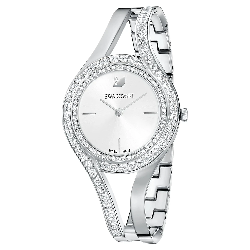 Eternal watch, Swiss Made, Crystal bracelet, Silver Tone, Stainless steel by SWAROVSKI