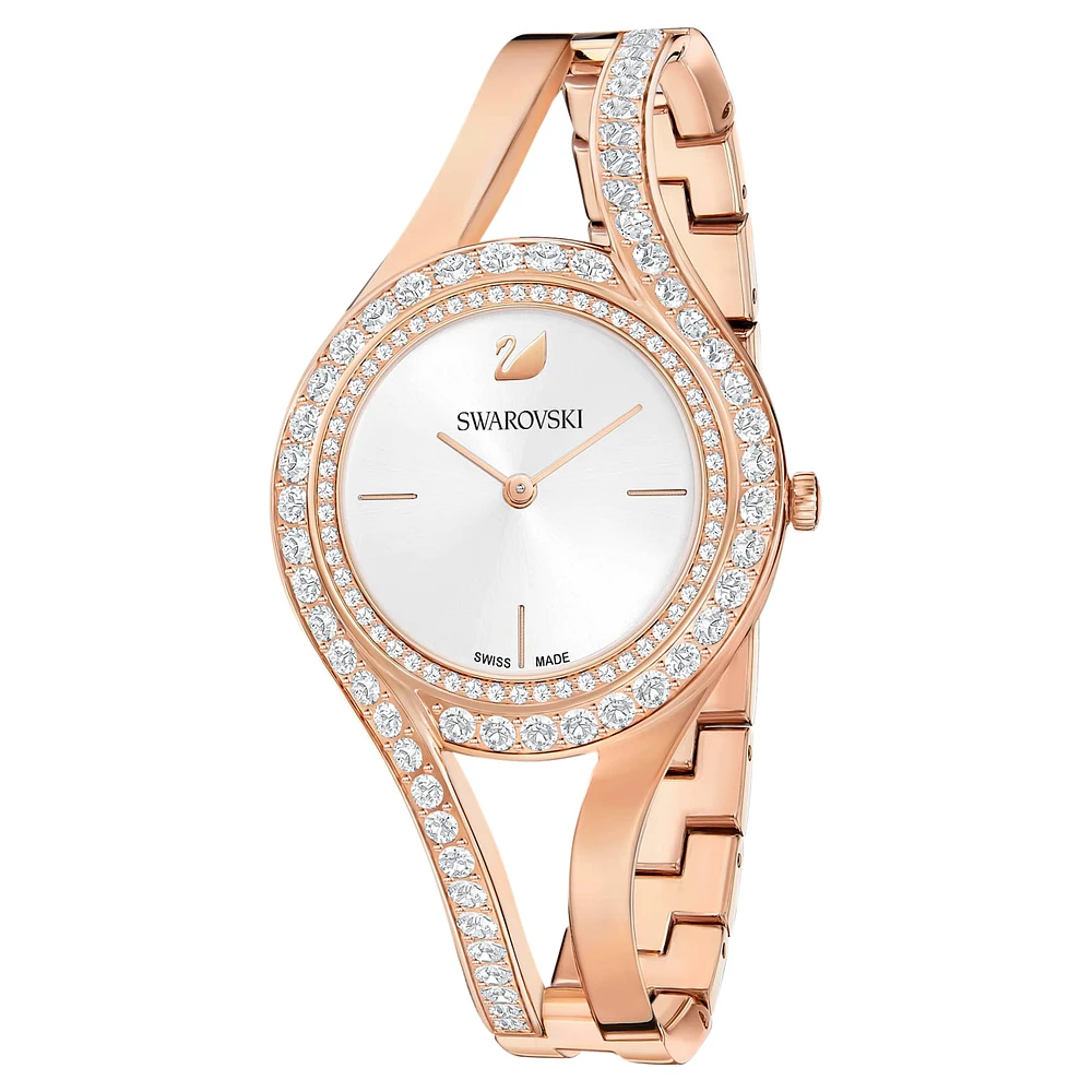 Eternal watch, Swiss Made, Crystal bracelet, Rose gold tone, Rose gold-tone finish by SWAROVSKI
