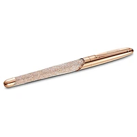 Crystalline Nova rollerball pen, Rose gold tone, Rose gold-tone plated by SWAROVSKI