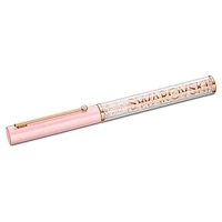 Crystalline Gloss ballpoint pen, Pink, Pink lacquered, rose gold-tone plated by SWAROVSKI