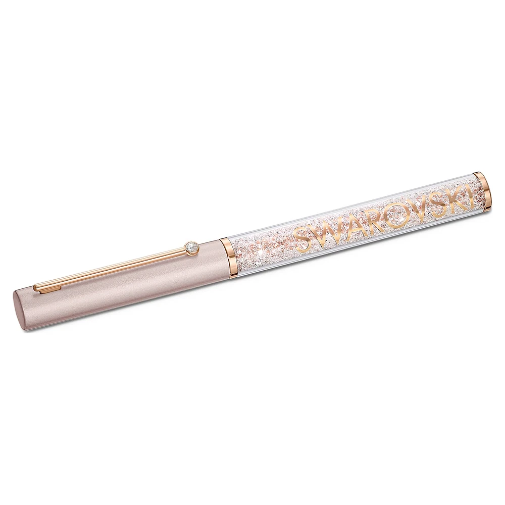 Crystalline Gloss ballpoint pen, Rose gold tone, Pink lacquered, rose gold-tone plated by SWAROVSKI