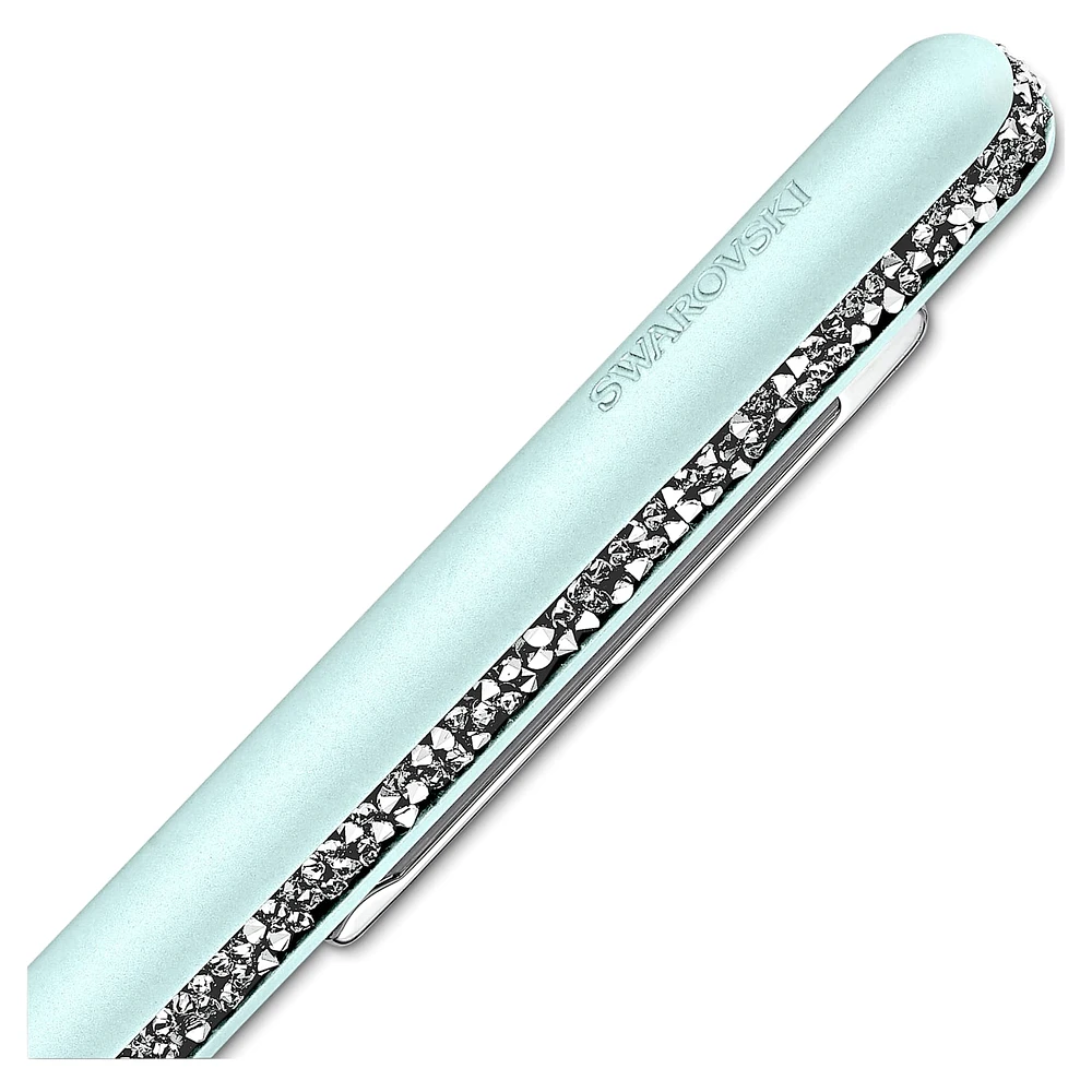 Crystal Shimmer ballpoint pen, Green, Green lacquered, chrome plated by SWAROVSKI