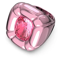 Dulcis cocktail ring, Cushion cut, Pink by SWAROVSKI