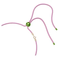 Dulcis necklace, Cushion cut, Green by SWAROVSKI