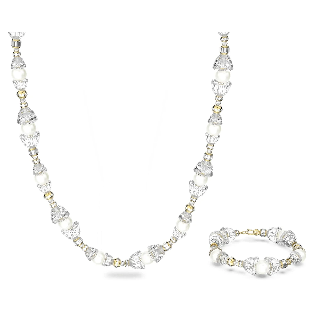 Somnia set, White, Gold-tone plated by SWAROVSKI