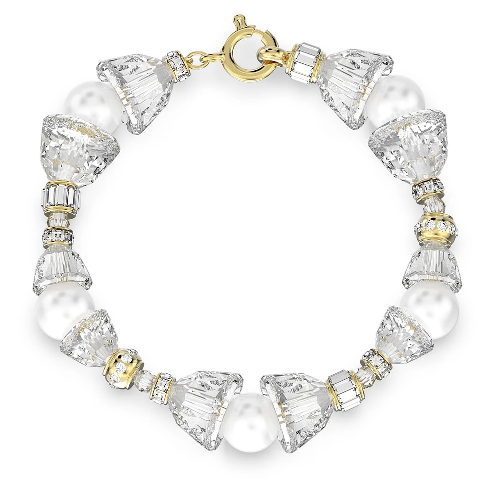 Somnia set, White, Gold-tone plated by SWAROVSKI