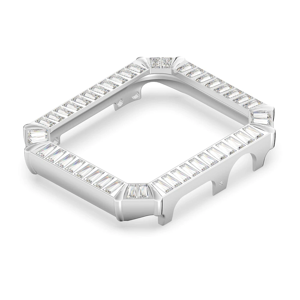 Case, For Apple Watch® Series 4 & 5, 40mm, Silver Tone by SWAROVSKI