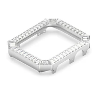Case, For Apple Watch® Series 4 & 5, 40mm, Silver Tone by SWAROVSKI