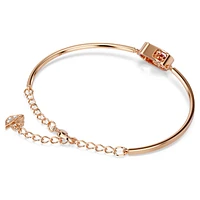 Una bracelet, Round cut, Oval shape, Red, Rose gold-tone plated by SWAROVSKI
