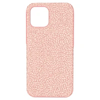 High smartphone case, iPhone® 12 Pro Max, Pale pink by SWAROVSKI