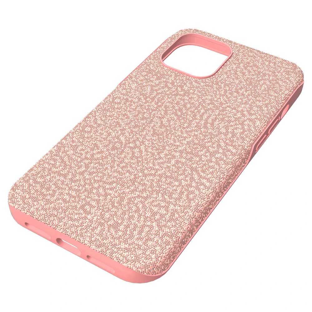 High smartphone case, iPhone® 12 Pro Max, Pale pink by SWAROVSKI