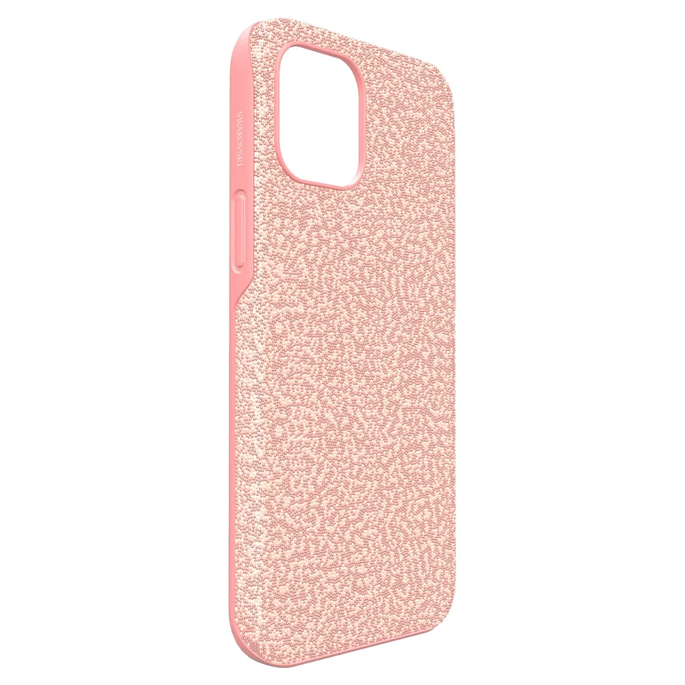 High smartphone case, iPhone® 12 Pro Max, Pale pink by SWAROVSKI