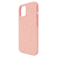 High smartphone case, iPhone® 12 Pro Max, Pale pink by SWAROVSKI