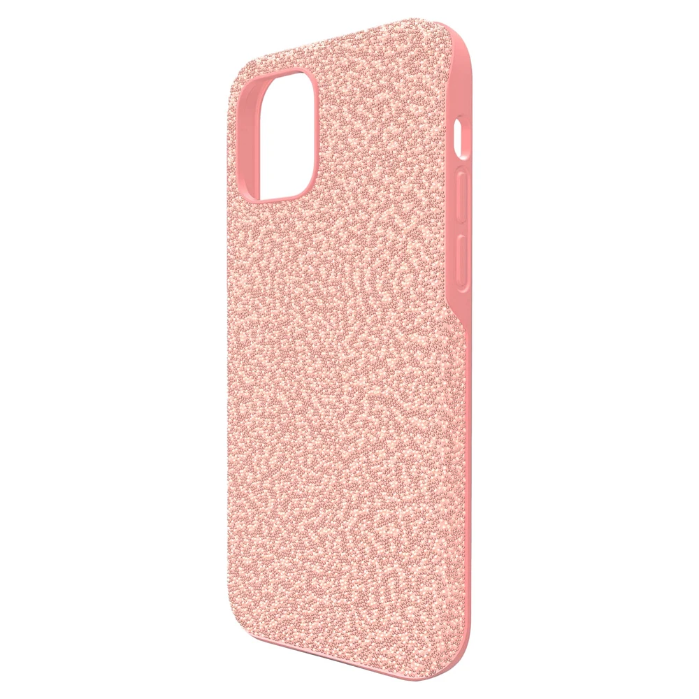High smartphone case, iPhone® 12/12 Pro, Pale pink by SWAROVSKI