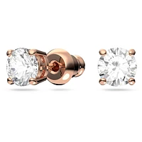 Stella set, Mixed cuts, Star, White, Rose gold-tone plated by SWAROVSKI