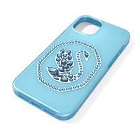 Smartphone case, Swan, iPhone® 13 Pro, Blue by SWAROVSKI