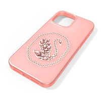 Smartphone case, Swan, iPhone® 13 Pro Max, Pale pink by SWAROVSKI