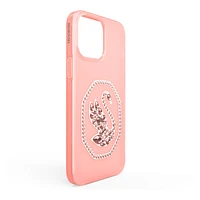 Smartphone case, Swan, iPhone® 13 Pro Max, Pale pink by SWAROVSKI