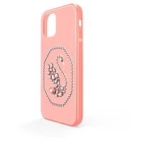 Smartphone case, Swan, iPhone® 12/12 Pro, Pale pink by SWAROVSKI