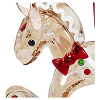Holiday Cheers Gingerbread Rocking Horse Ornament by SWAROVSKI