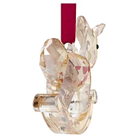 Holiday Cheers Gingerbread Rocking Horse Ornament by SWAROVSKI
