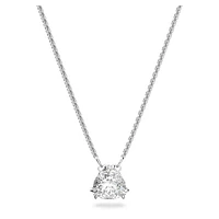 Millenia pendant, Trilliant cut, White, Rhodium plated by SWAROVSKI