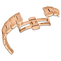 Octea lux sport watch, Swiss Made, Metal bracelet, Brown, Gold-tone finish by SWAROVSKI
