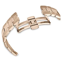 Octea lux sport watch, Swiss Made, Metal bracelet, Blue, Champagne gold-tone finish by SWAROVSKI