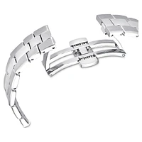Octea lux sport watch, Swiss Made, Metal bracelet, Purple, Stainless steel by SWAROVSKI