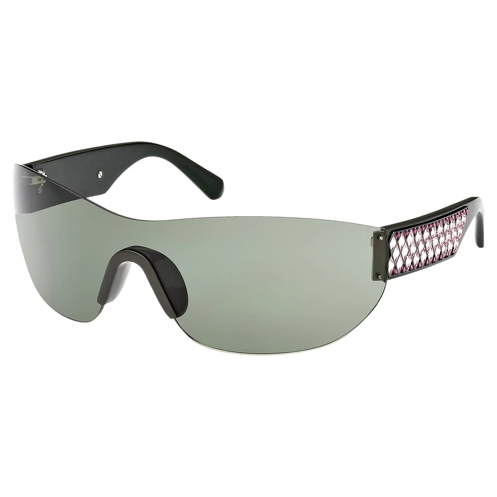 Sunglasses, Mask, Gradient tint, SK0364 98Q, Multicoloured by SWAROVSKI