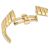 Dextera 3-hand watch, 37mm, Swiss Made, Metal bracelet, Gold tone, Gold-tone finish by SWAROVSKI