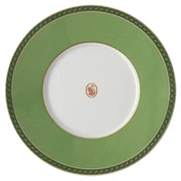 Signum cup with saucer, Porcelain, Green by SWAROVSKI