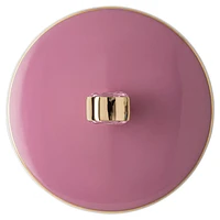 Signum mug with lid, Porcelain, Pink by SWAROVSKI