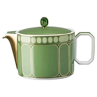 Signum teapot, Porcelain, Small, Green by SWAROVSKI