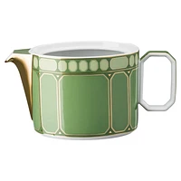 Signum teapot, Porcelain, Small, Green by SWAROVSKI