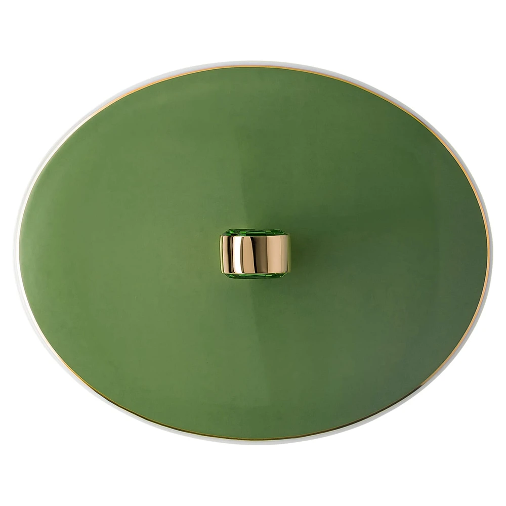 Signum teapot, Porcelain, Small, Green by SWAROVSKI