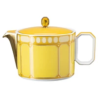 Signum teapot, Porcelain, Small, Yellow by SWAROVSKI