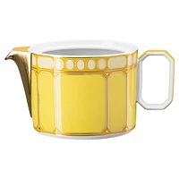 Signum teapot, Porcelain, Small, Yellow by SWAROVSKI